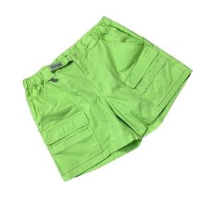 Columbia Bright Green Cargo Hiking Shorts